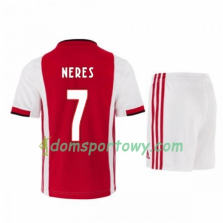 Koszulka Ajax Amsterdam David Neres 7 Dziecięcy Domowe Koszulki Piłkarskie 2019-2020 Krótki Rękaw